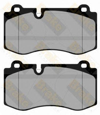 BRAKE ENGINEERING pa1888 -  Комплект тормозных колодок, дисковый тормоз